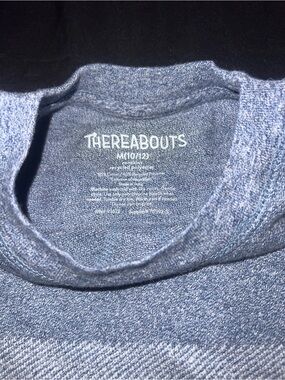 Thereabouts Kids' Heather Blue Crewneck Sweater